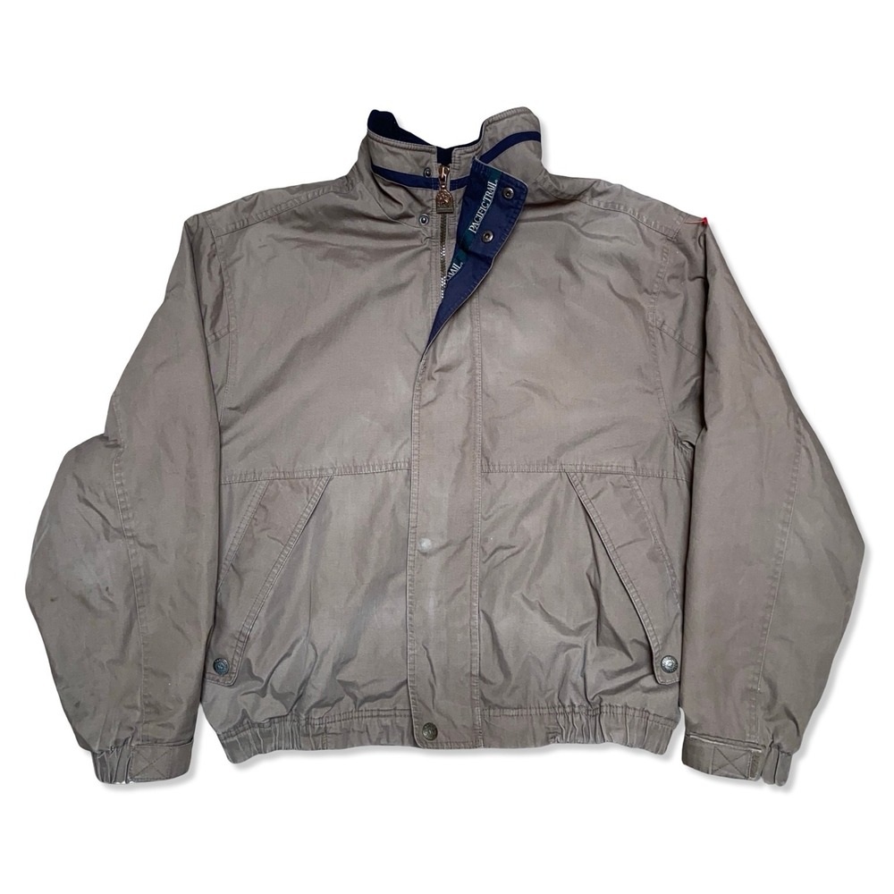 Pacific Trail Jacket Men's M Gray Navy Outdoor Windbreaker Sri Lanka
